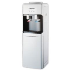 Media Tech Water Dispenser with storage cabinet 2 Taps Cold and Hot Black and White MT-WD2526