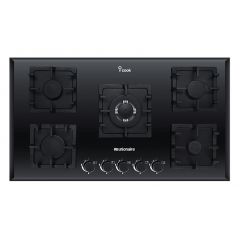 Unionaire Glass Built-In Hob 90 cm 5 Burners BH59G-8-IS