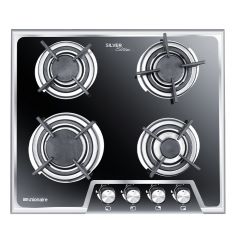 Unionaire Built-In Gas Hob 60 cm 4 Burners Ceramic with Stainless BH5060G-8-IS-SE