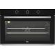 BEKO Built in Oven Gas 90 cm with Gas Grill 2 Fans BBWHT12104BS