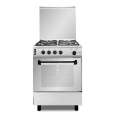 Fresh Gas cooker 4 Gas Burners 60 cm With Fan Stainless MASTER ST60-17281