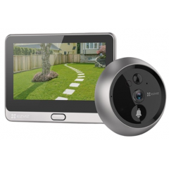 Ezviz Wire-Free Peephole Doorbell 4.3-Inch Rechargeable Battery CP4