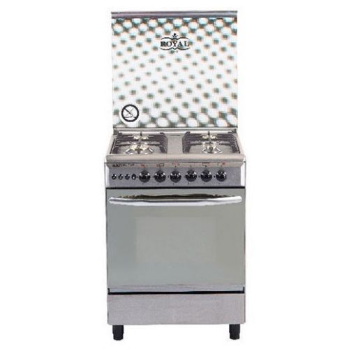 Royal Gas Cooker Light Cast 60x60 cm With Fan Stainless 2010261