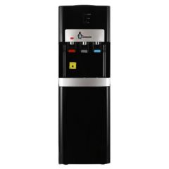 Penguin Water Dispenser 3 Taps With Fridge Black HR-001