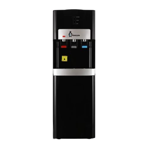 Penguin Water Dispenser 3 Taps With Fridge Black HR-001